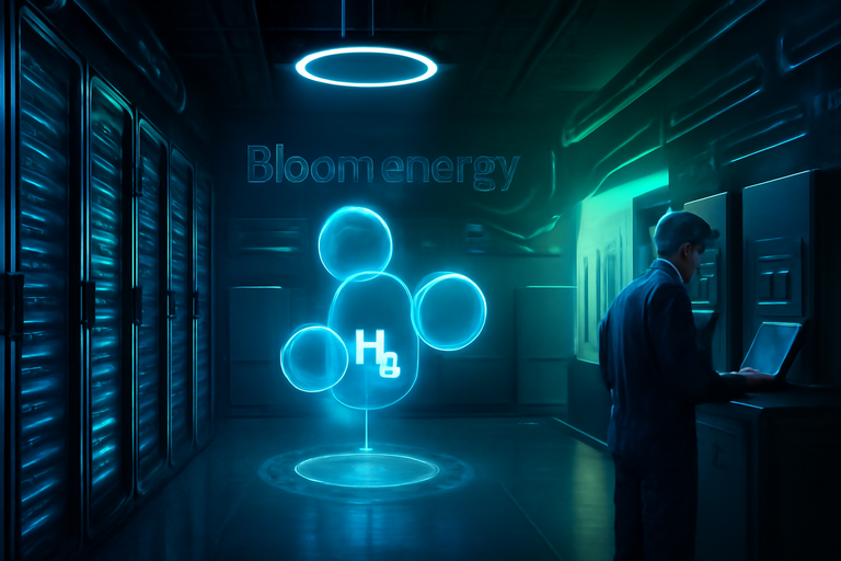 【美股動態】BloomEnergy氫能技術搶占AI數據中心市場