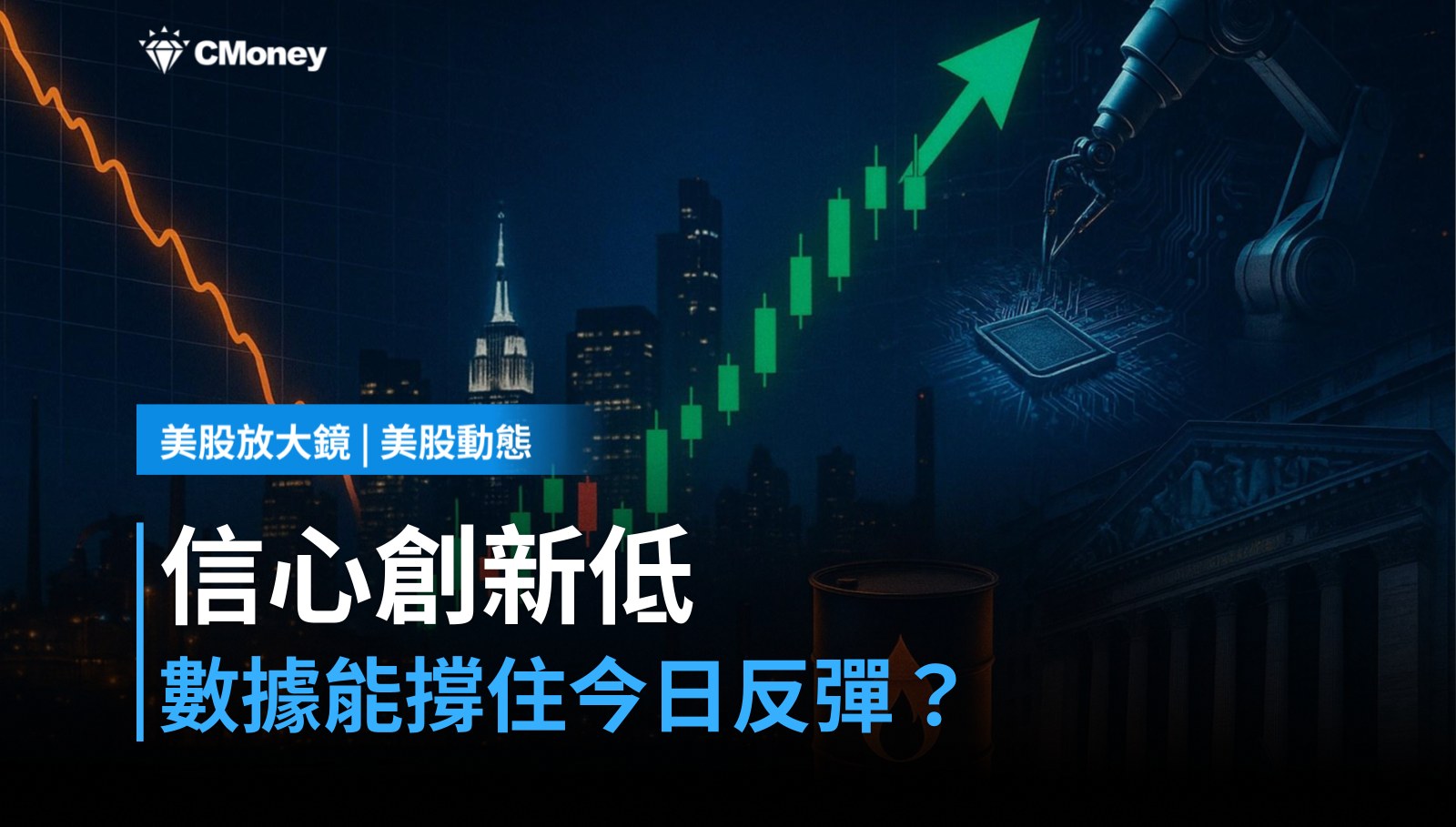 【美股盤前】消費者信心創新低，今日數據能撐住反彈？（2026.04.16）
