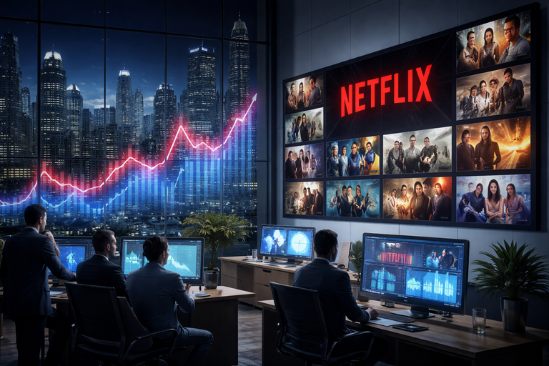 【美股動態】Netflix財報超預期股價波動引市場關注