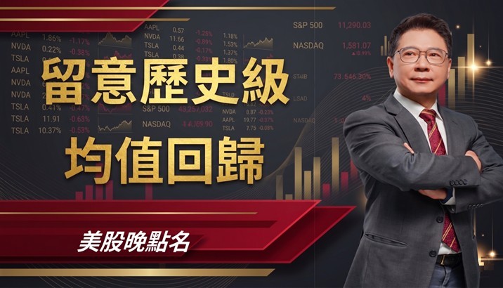 【美股特別報導】留意歷史級別的上漲之後的均值回歸