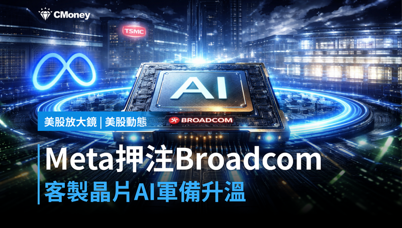 【美股動態】Meta押注Broadcom客製晶片，AI軍備競賽誰在幫它打？