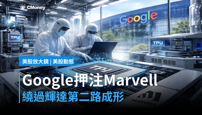 【美股動態】Google押注Marvell，繞過輝達的第二條路正在成形