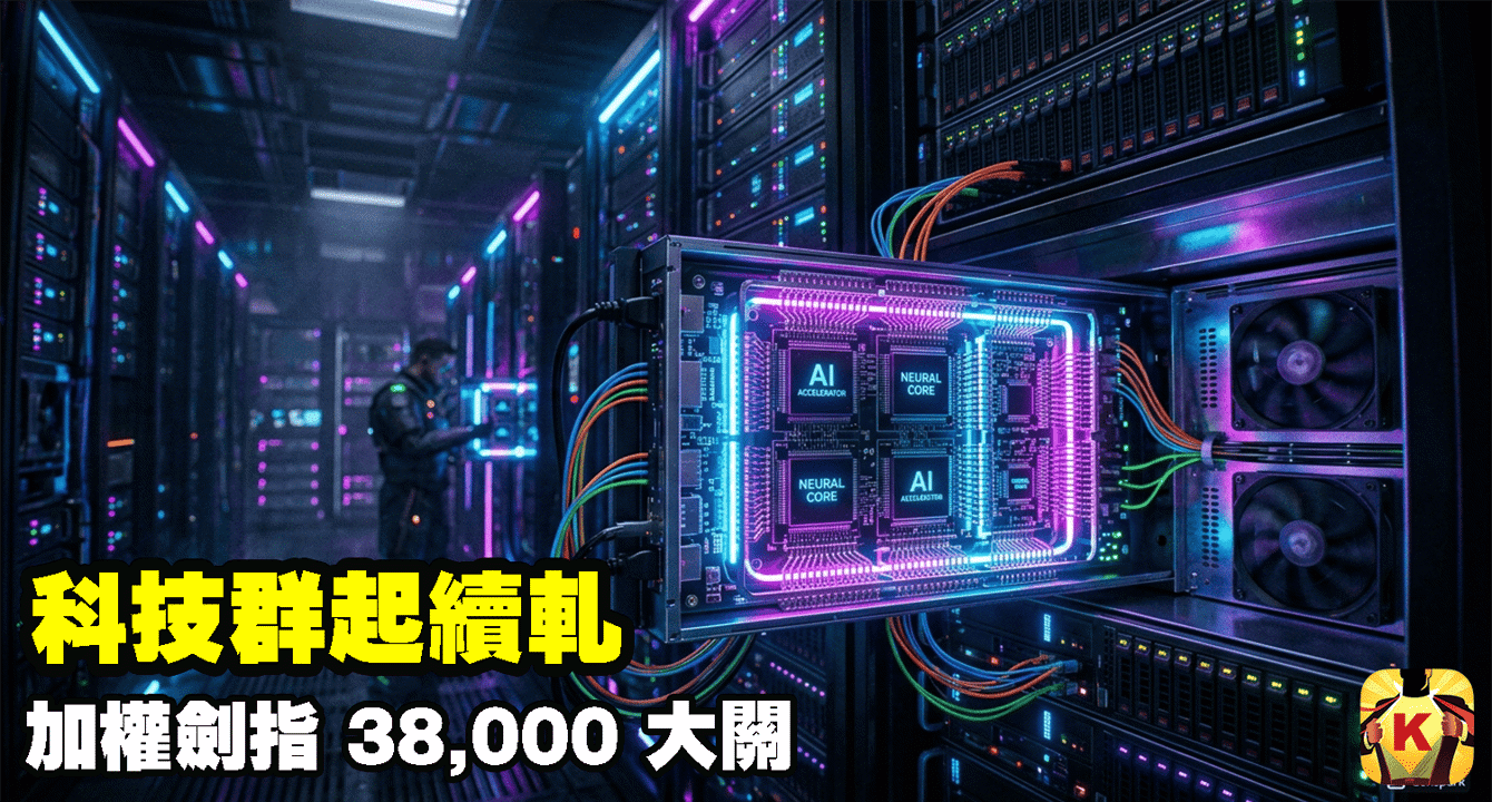 【台股盤後】科技群起續軋,加權劍指 38,000 大關