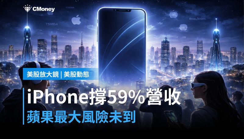 【美股動態】iPhone仍佔營收59％，蘋果最大的風險還沒到來？