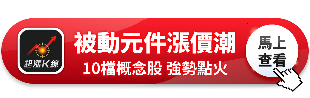 【最新消息】被動元件漲價效應，「10檔概念股」強勢點火！