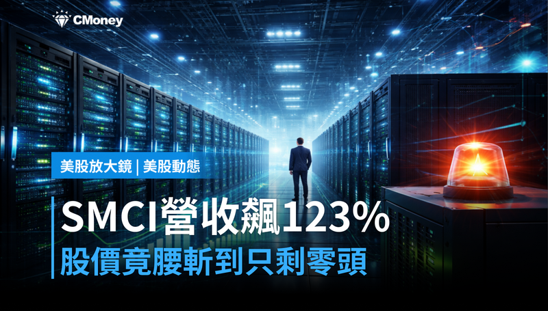 【美股動態】SMCI營收年增123％，股價卻跌到剩歷史高點零頭？市場在算哪筆帳