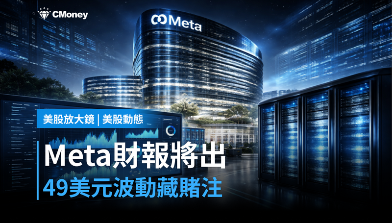 【美股動態】Meta財報明出爐,$49的波動空間說明市場在押什麼注