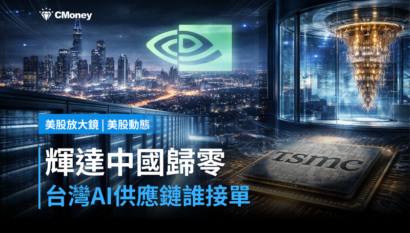 【美股動態】輝達中國市佔歸零,台灣AI供應鏈誰接單?