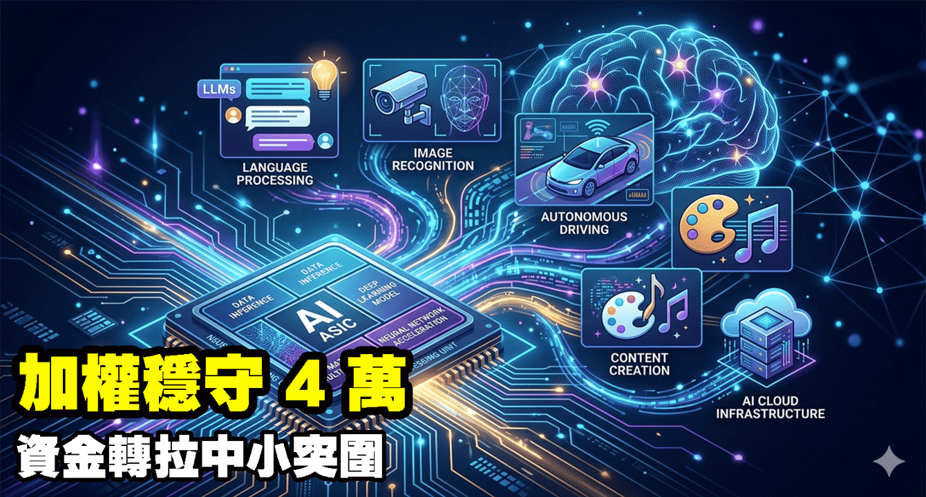 【台股盤後】加權穩守 4 萬，資金轉拉中小突圍