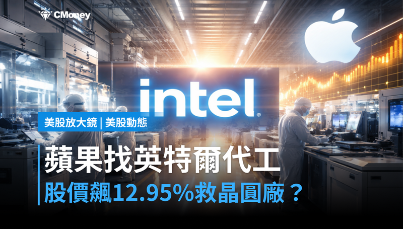 【美股動態】蘋果考慮找英特爾代工！股價單日衝12.95％，這筆訂單能救晶圓廠嗎？