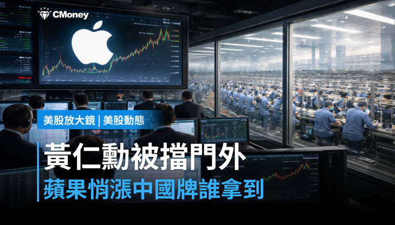 【美股動態】黃仁勳被擋在門外，蘋果卻悄悄漲？中國牌誰拿到、誰沒拿到