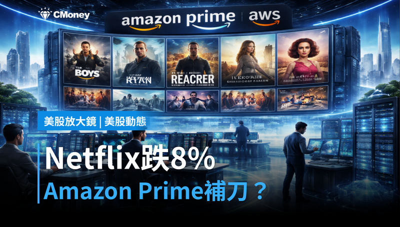 【美股動態】Netflix跌8%,Amazon Prime還在後面等著補刀?