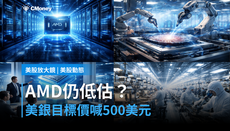 【美股動態】年漲逾百%仍被低估?美銀喊AMD目標價上看500美元