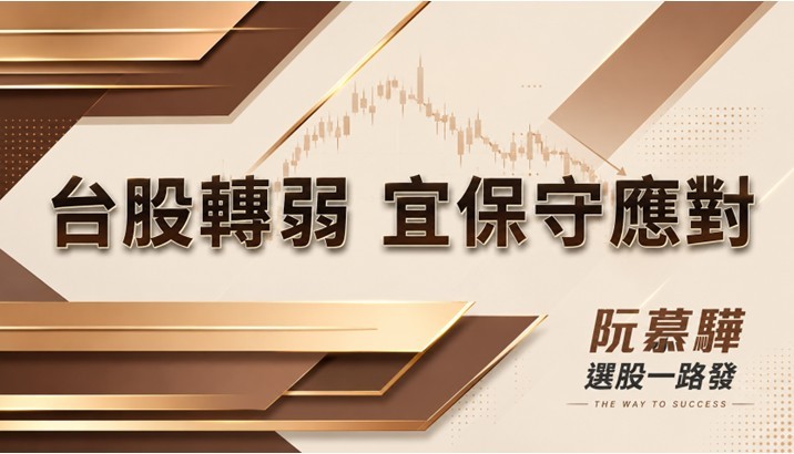 【宏觀週報】台股型態面轉弱    宜謹慎