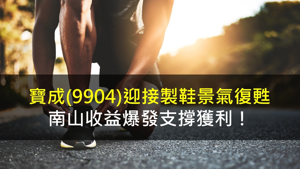 寶成(9904) 迎接製鞋景氣復甦，南山收益爆發支撐獲利！