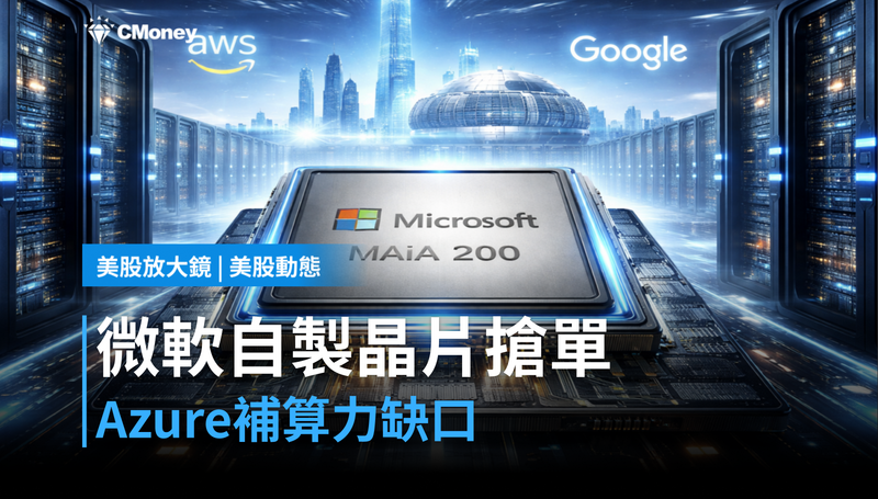 【美股動態】微軟自製晶片搶單Anthropic，Azure算力版圖要補這塊缺口