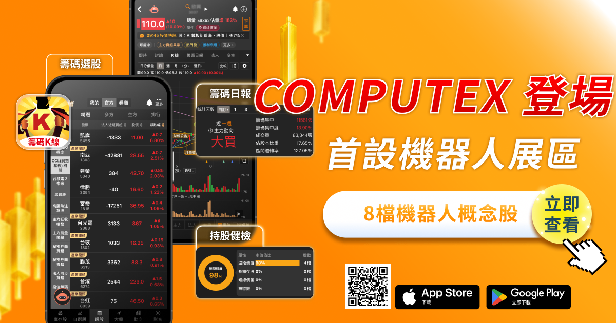 COMPUTEX 六月初登場首設機器人展區,8檔機器人概念股搶先看