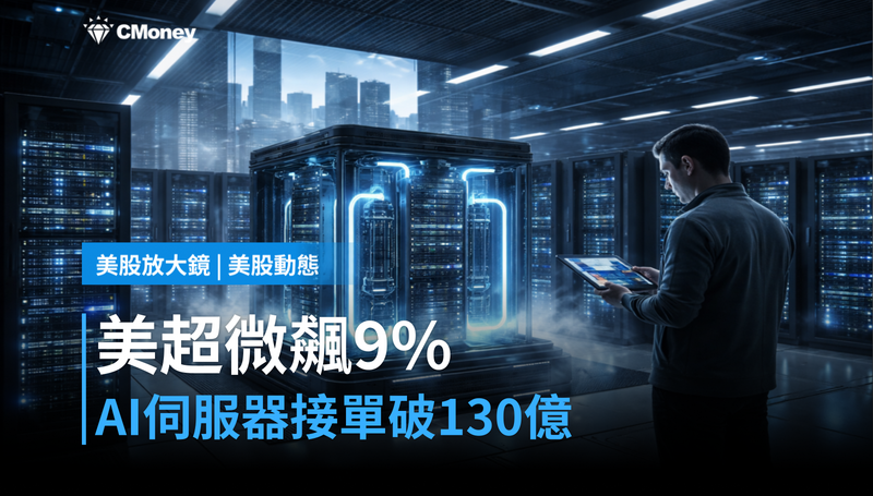 【美股動態】美超微單日飆9%,AI伺服器接單破130億美元