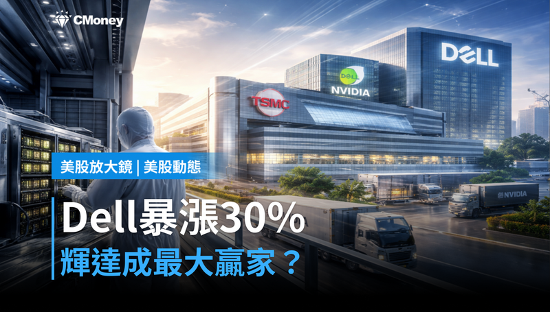【美股動態】Dell單季暴漲30％，輝達是最大受益者？
