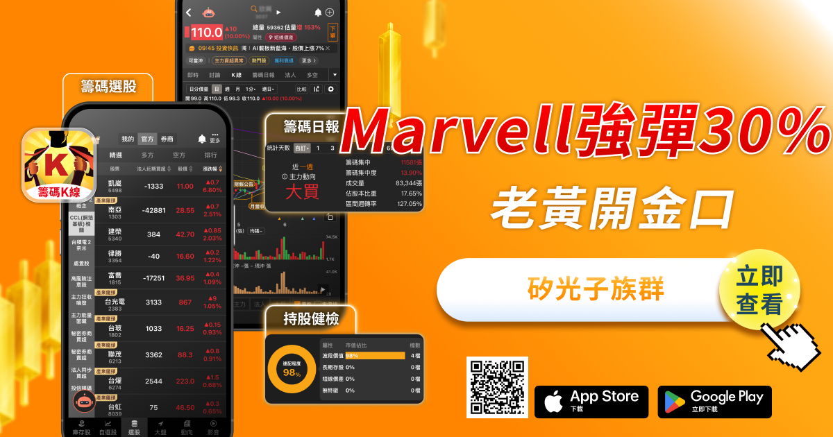 老黃開金口！Marvell強彈30％，台股矽光子族群全面點火