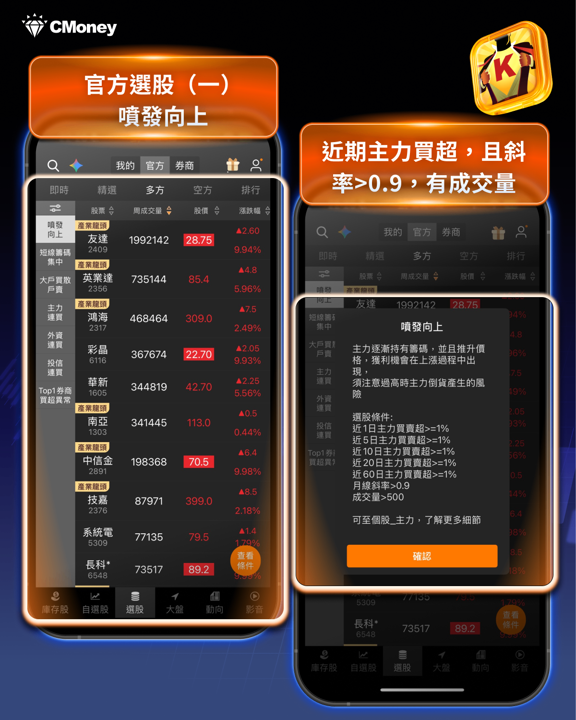 籌碼K線APP密技：七個獲利必學的選股功能