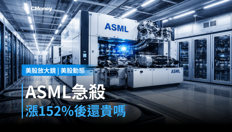 【美股動態】漲了152％又急殺6.6％，ASML現在是貴還是值？