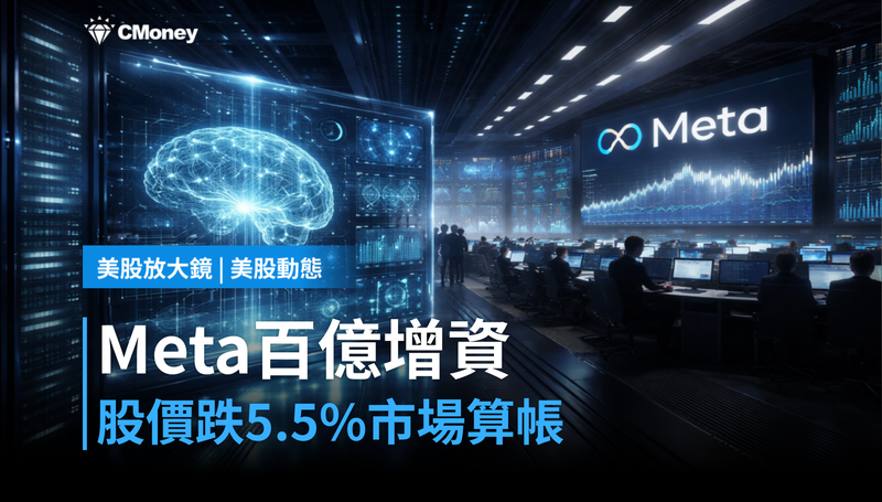 【美股動態】Meta傳百億美元增資,-5.5%背後市場在算什麼帳