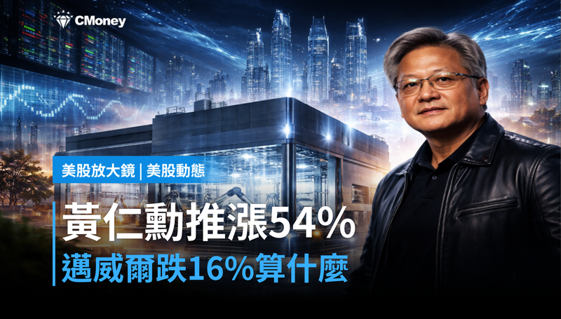 【美股動態】黃仁勳一句話推漲54％，邁威爾現在跌16％算什麼？