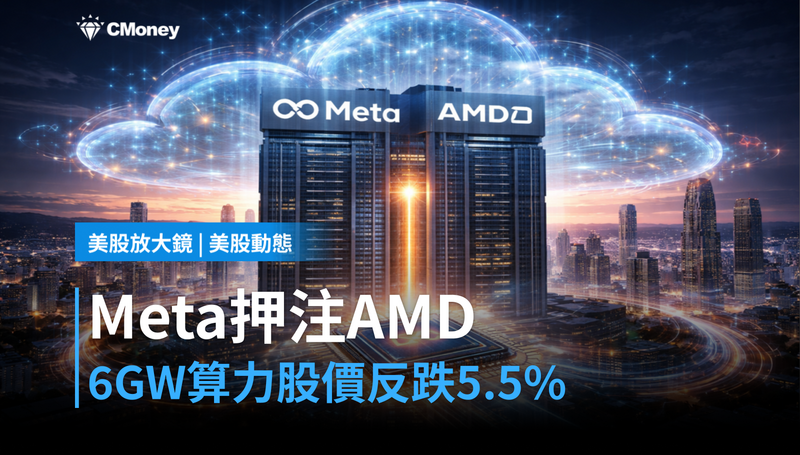 【美股動態】Meta押注AMD高達6GW算力，股價卻跌5.5％在算什麼？