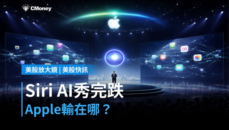 【美股快訊】Siri AI秀完股價跌1.9%,Apple輸在哪?
