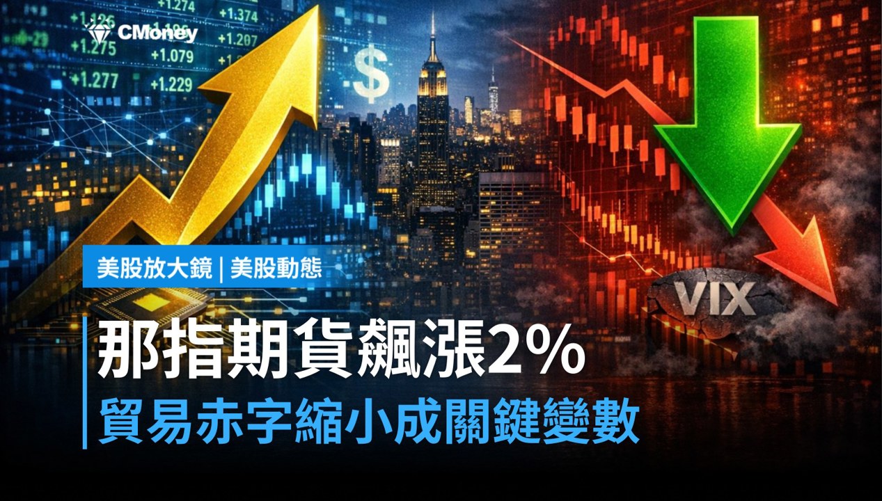 【美股盤前】那指期貨飆漲2%,貿易赤字縮小能否點燃多頭?(2026.06.09)