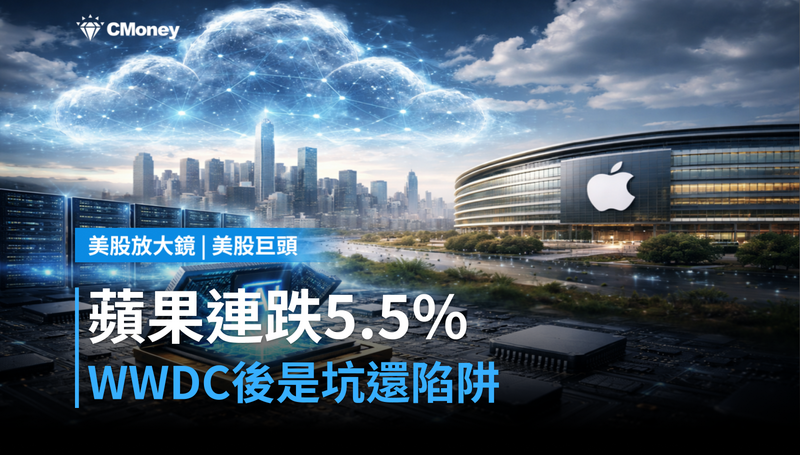 【美股巨頭】WWDC沒震到市場，蘋果兩天跌5.5％，現在是坑還是陷阱？