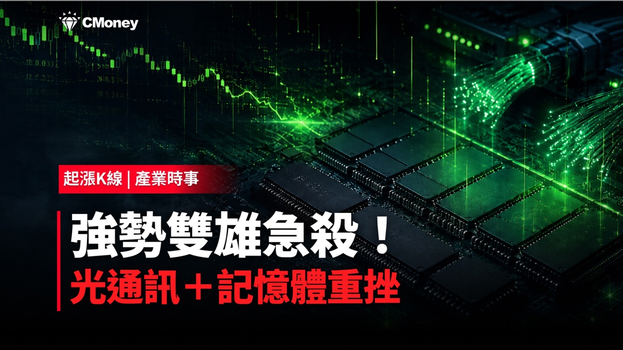 強勢雙雄急殺，光通訊＋記憶體重挫！