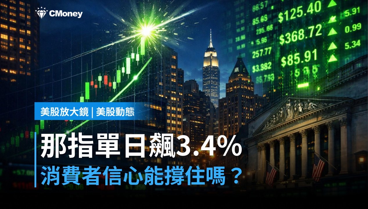【美股盤前】那指單日飆3.4%,消費者信心能否撐住這波漲勢?(2026.06.12)