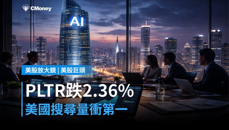 【美股巨頭】PLTR跌2.36％的那天，美國人搜尋它的次數排第一