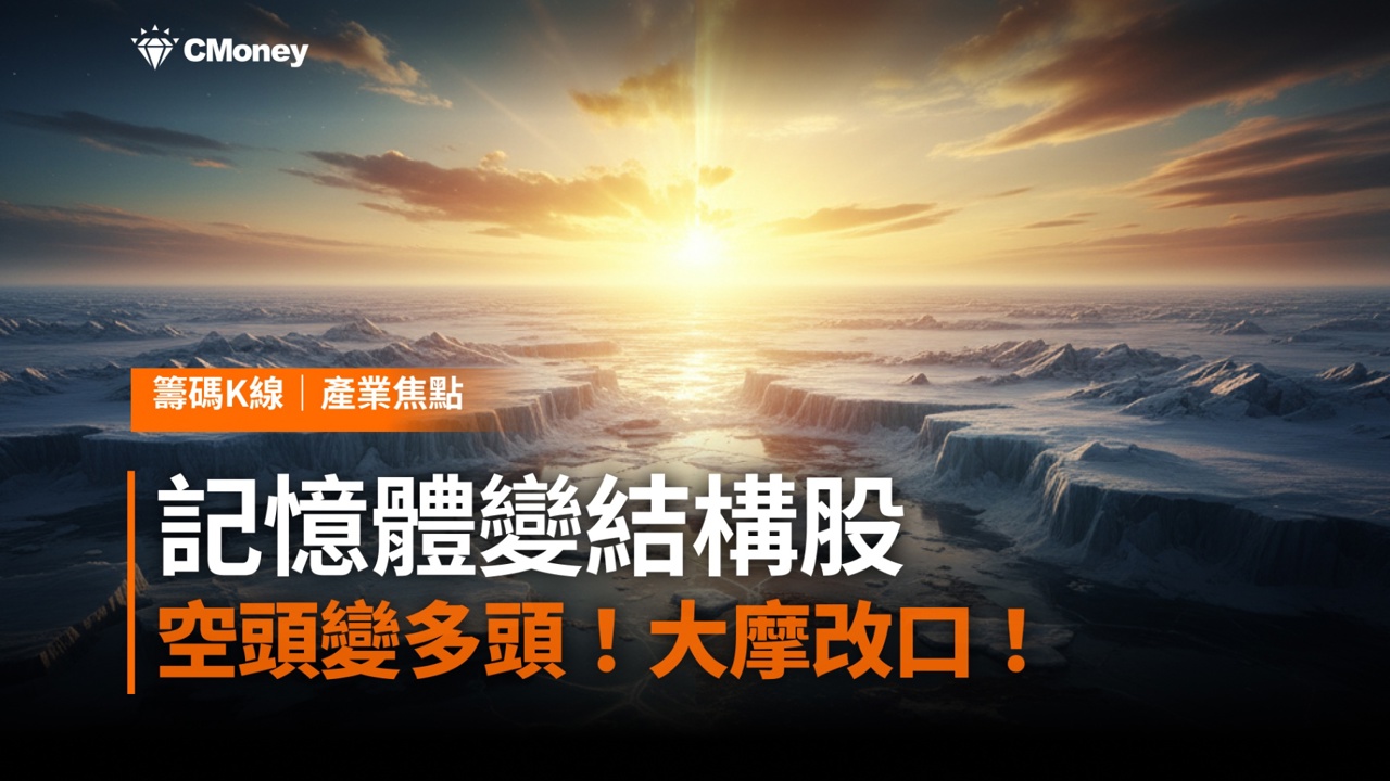 空頭變多頭！大摩改口背後，記憶體正在從週期股變成結構股