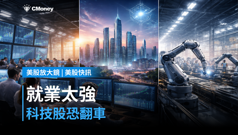 【美股快訊】盤前雙數據登場，就業太強恐讓科技股翻車？