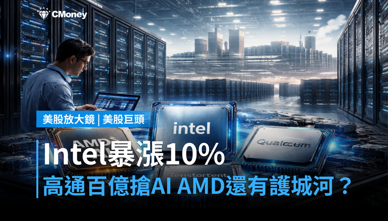 【美股巨頭】Intel 暴漲10%、高通砸百億搶AI,AMD的護城河還剩多寬?