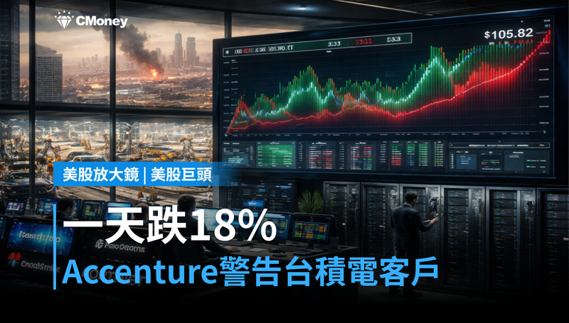 【美股巨頭】一天跌18％，Accenture在說一件台積電客戶都該聽的事