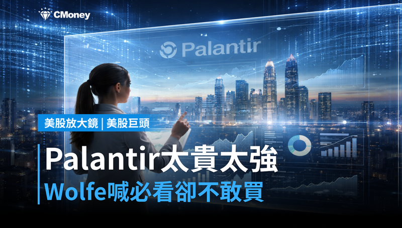 【美股巨頭】Palantir太貴還是太強?Wolfe喊「不得不看」卻不敢買