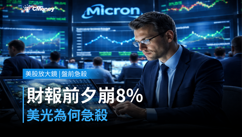 【美股盤前急殺】財報前夕崩跌8％，美光憑什麼跌？