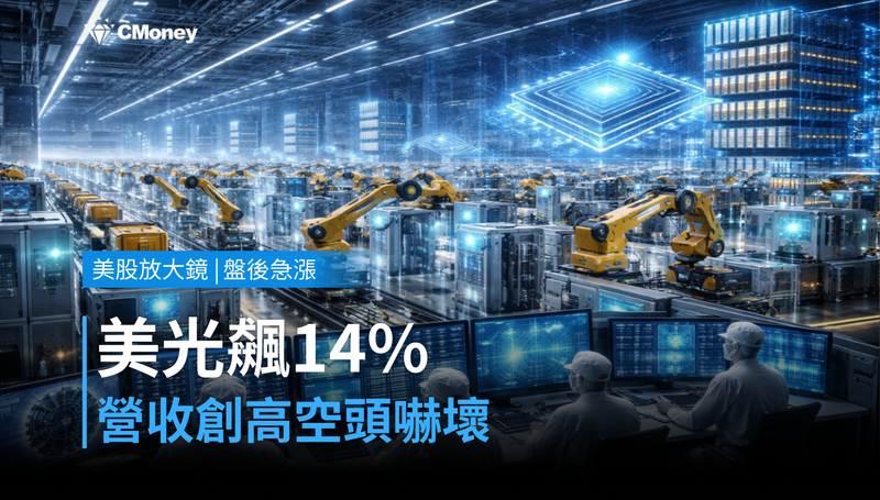 【美股盤後急漲】美光盤後飆14％，歷史最高營收嚇壞空頭