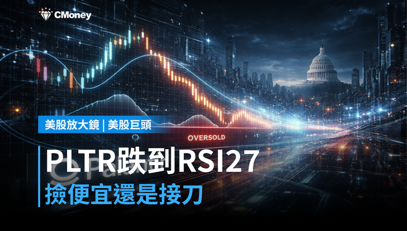【美股巨頭】PLTR跌到RSI 27，這是撿便宜還是接刀？