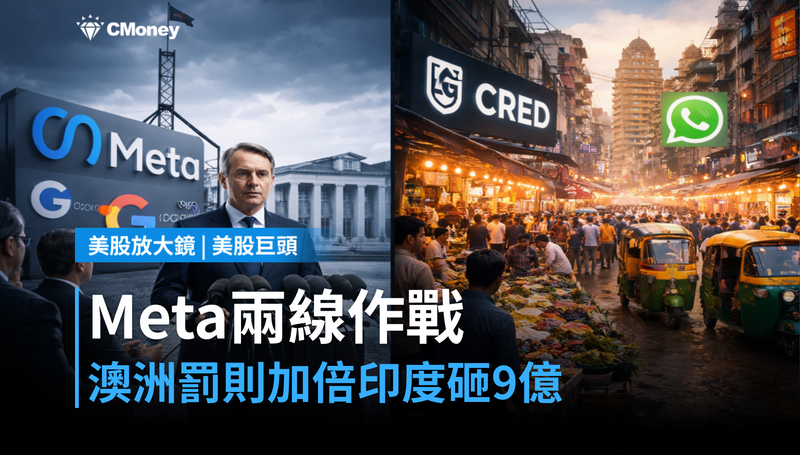 【美股巨頭】澳洲罰則加倍、印度押注9億美元，Meta同一週走兩條路