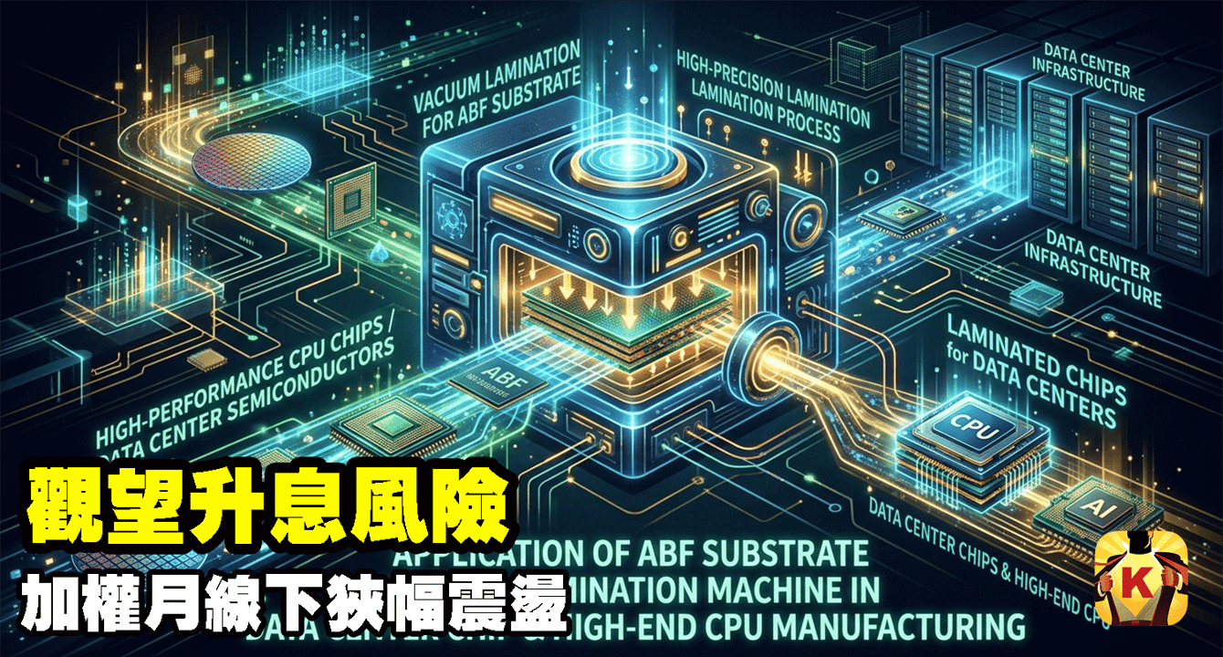 【加權盤後】觀望升息風險，加權月線下狹幅震盪