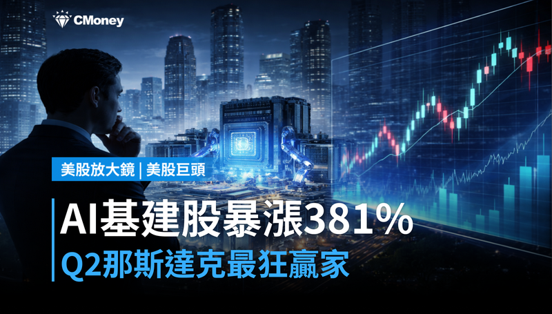【美股巨頭】漲381%的AI基礎建設股,Q2 Nasdaq最狂贏家是誰?