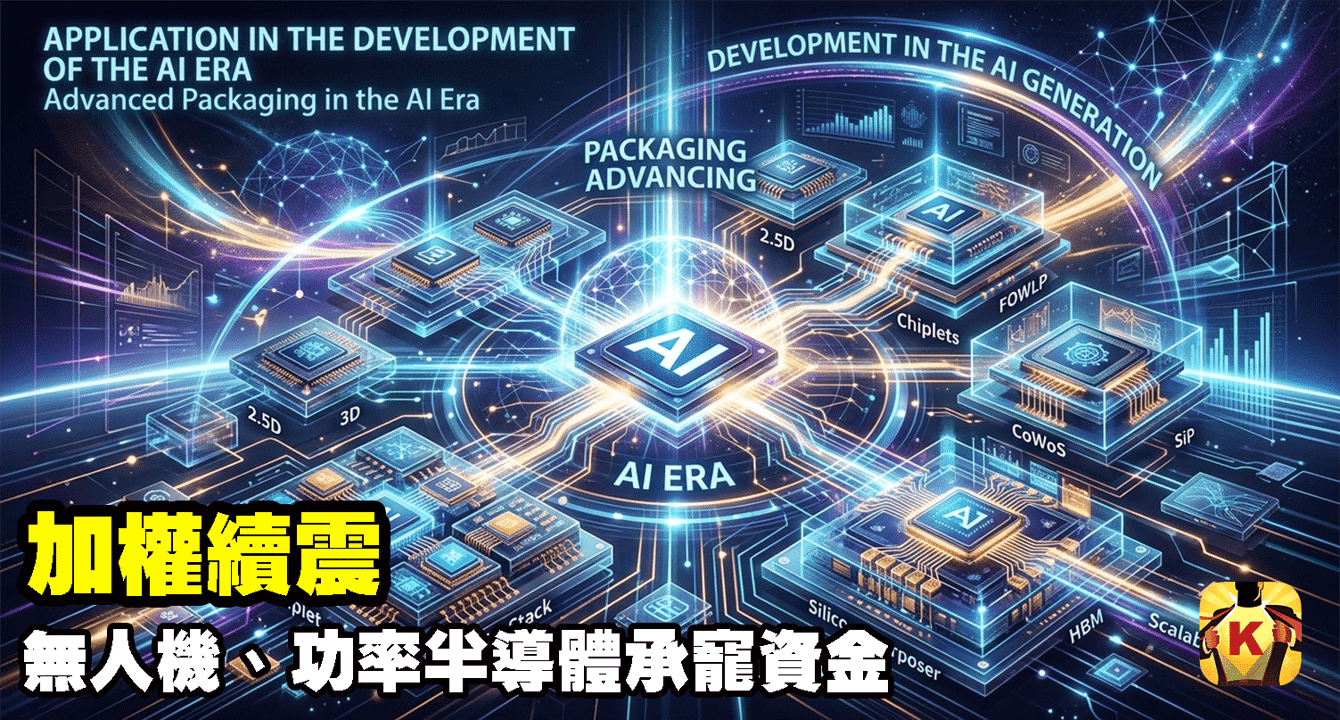 【台股盤後】加權續震,無人機、功率半導體承寵資金
