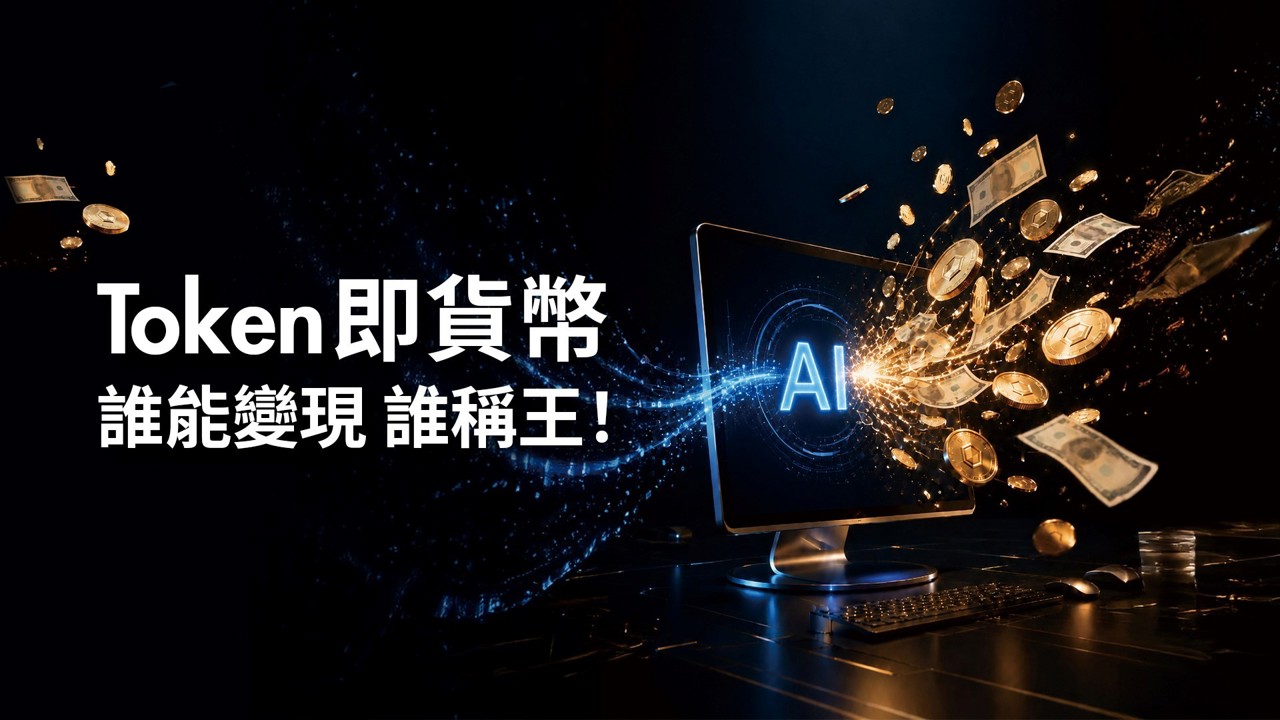 Token即貨幣 誰能變現誰稱王！AI時代的「數位水電費」重塑商業模式