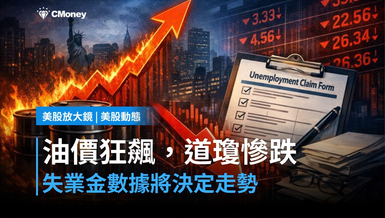 【美股盤前】失業金數據今晚登場，油價暴漲道瓊期貨重挫誰說了算？（2026.07.09）