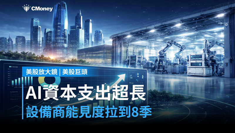 【美股巨頭】設備商能見度拉到8季，AI資本支出周期比想像的還長？